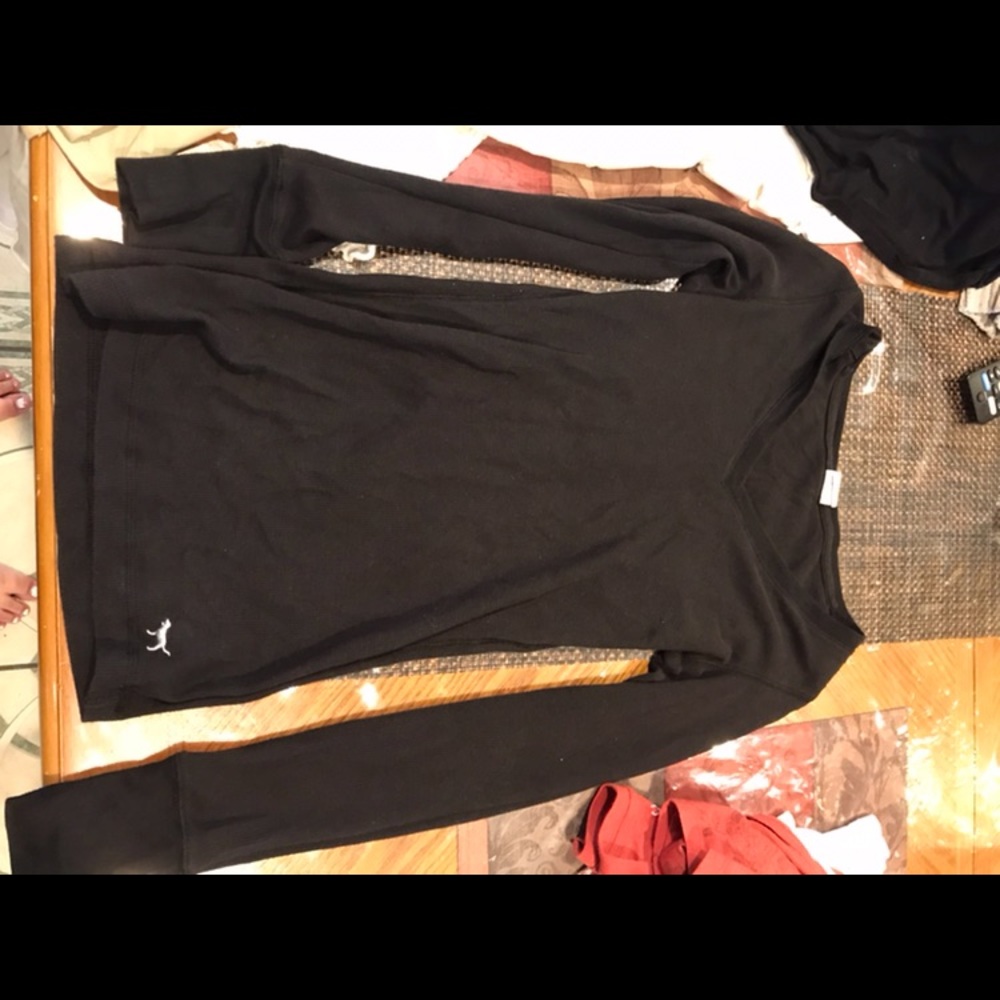 pink skin tight long sleeve shirt